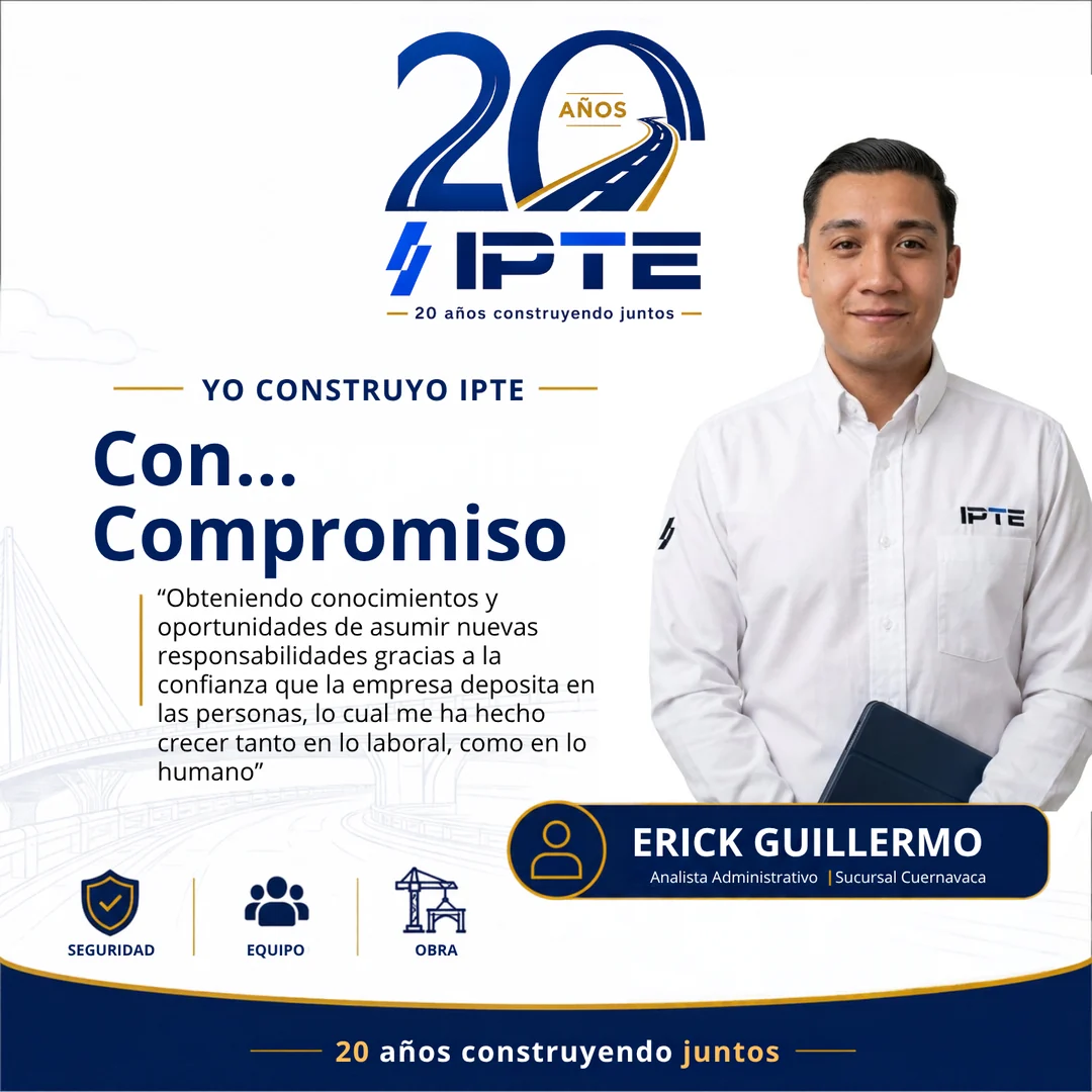 Publicación del 20 aniversario de Erick Guillermo